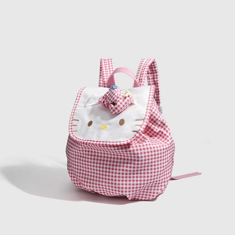 Kawaii Sanrio Hello Kitty Sweet Pink Checkered Backpack Lovely Large High Capacity Schoolbag Cartoon Student Campus Handbag Gift
Kawaii Sanrio Hello Kitty Sweet Pink Checkered Backpack Lovely Large High Capacity Schoolbag Cartoon Student Campus Handbag Gift