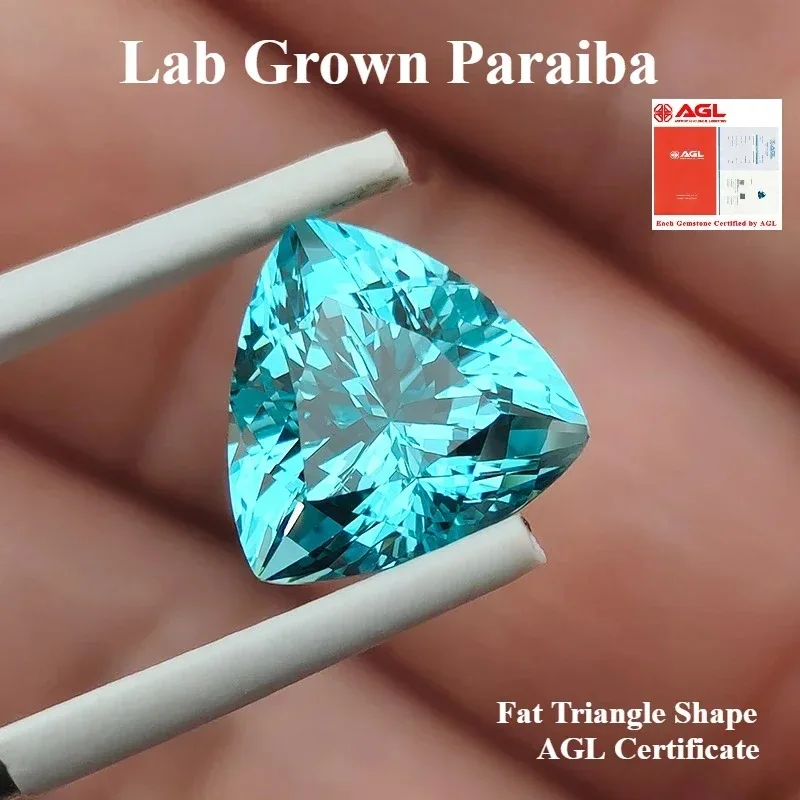 Par-A- Lab Grown Paraiba Fat Triangle Shape Gemstone for DIY Advanced Jewelry Making Inlay Ring Necklace Selectable AGL Certific
Par-A- Lab Grown Paraiba Fat Triangle Shape Gemstone for DIY Advanced Jewelry Making Inlay Ring Necklace Selectable AGL Certific