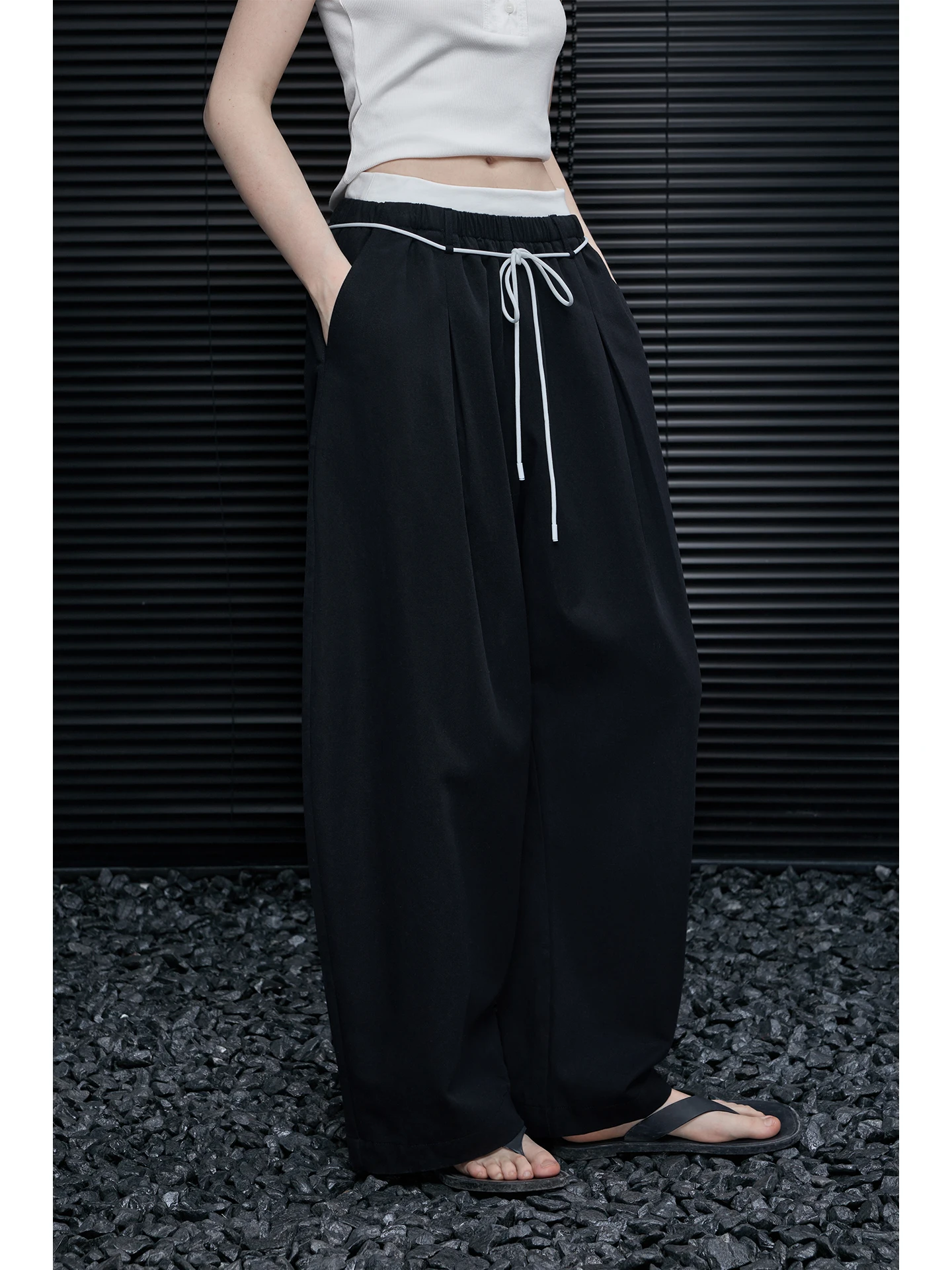 Bla Wide Leg Casual Pants Women's Spring 2026 New Design Sensation Unique Knife Pants Street Sle Loose Fit Ladies
Bla Wide Leg Casual Pants Women's Spring 2026 New Design Sensation Unique Knife Pants Street Sle Loose Fit Ladies