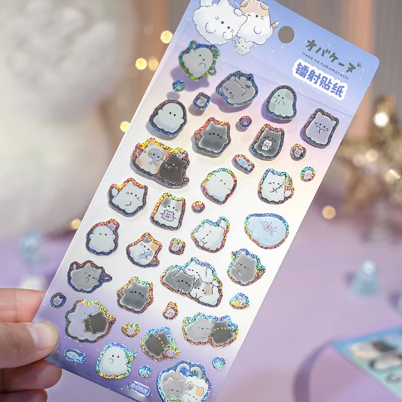 Cartoon Obakenu Holographic Sticker Cute Creativity Reward Stickers Diy Phone Case Water Bottle Suitcase Decoration Friend Gift
Cartoon Obakenu Holographic Sticker Cute Creativity Reward Stickers Diy Phone Case Water Bottle Suitcase Decoration Friend Gift