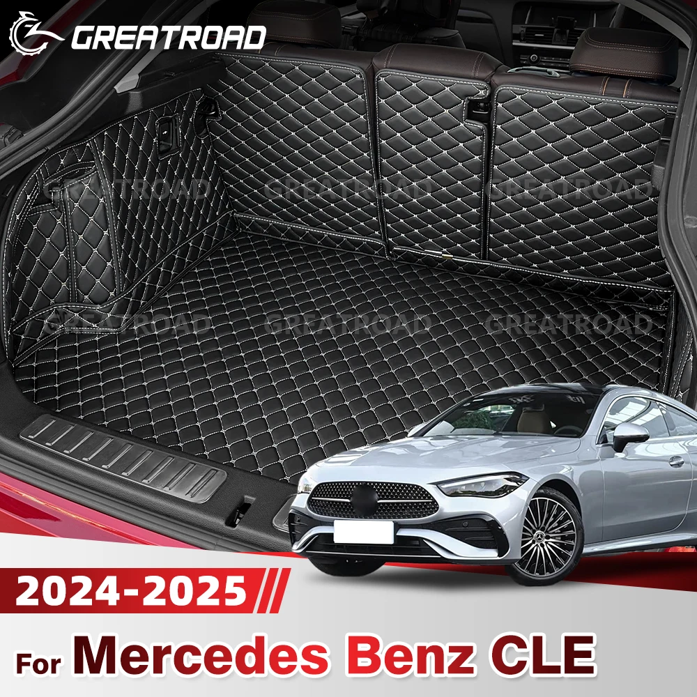 GREATROAD For Mercedes Benz CLE class 2024-2025 Auto Full Coverage Trunk Mat Car Protective Pad Cargo Liner Interior Accessories
GREATROAD For Mercedes Benz CLE class 2024-2025 Auto Full Coverage Trunk Mat Car Protective Pad Cargo Liner Interior Accessories
