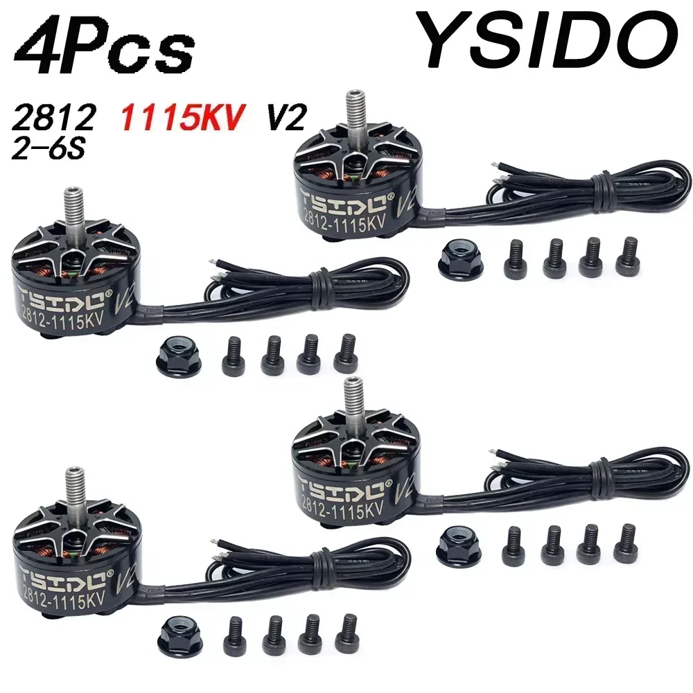 2812 V2 FPV Motor 900KV/1115KV 3-6S Brushless for RC Multirotor Airplane 7" 8" 9" FPV FOR Long Range Drones Motor DIY Parts
2812 V2 FPV Motor 900KV/1115KV 3-6S Brushless for RC Multirotor Airplane 7" 8" 9" FPV FOR Long Range Drones Motor DIY Parts