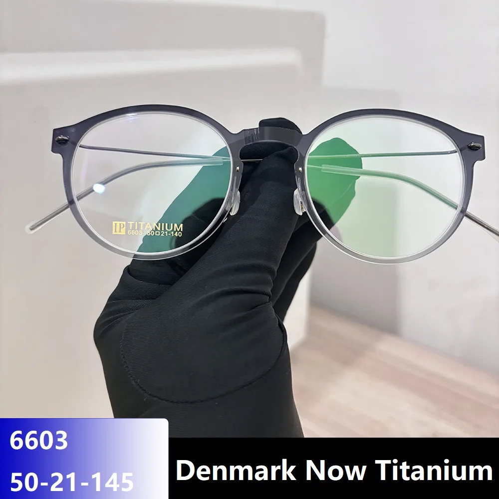 Denmark Brand Men Simple Eyeglasses Ultralight Thin Round Screwless Acetate Titanium Glasses Frame Women Spectacles Eyewear 6603
Denmark Brand Men Simple Eyeglasses Ultralight Thin Round Screwless Acetate Titanium Glasses Frame Women Spectacles Eyewear 6603