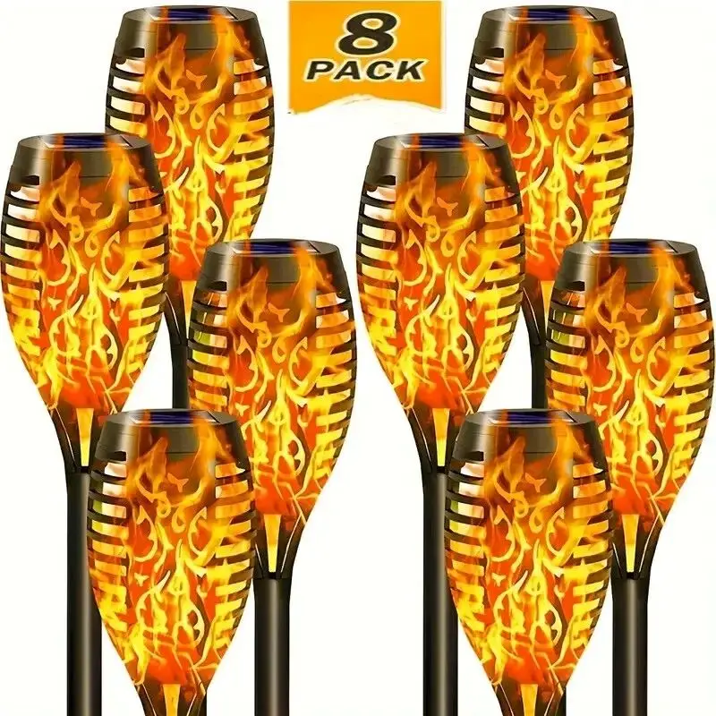 Solar Outdoor Lights 1/2/4/8 12 LED Solar Flashlights with Flashing Flames Suitable for Outdoor Courtyard Lawn Lighting
Solar Outdoor Lights 1/2/4/8 12 LED Solar Flashlights with Flashing Flames Suitable for Outdoor Courtyard Lawn Lighting