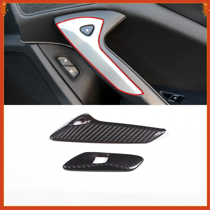 For Chevrolet Corvette C7 Suitable Real Dry Carbon Fiber inner door handle decorative cover 2014-2019 interior modification
For Chevrolet Corvette C7 Suitable Real Dry Carbon Fiber inner door handle decorative cover 2014-2019 interior modification