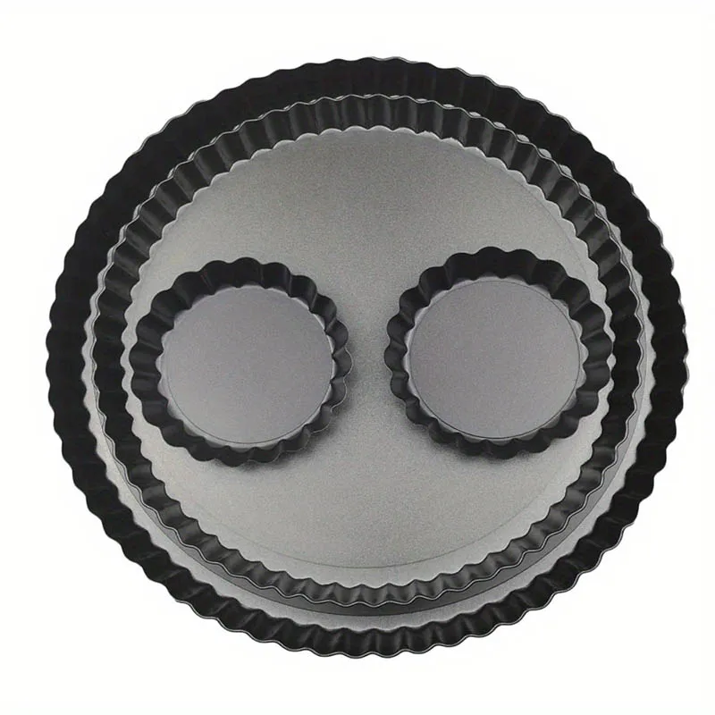 4Pcs Round Square Cake Molds With Removable Bottom Non-Stick Pizza Baked Mould Carbon Steel Cake Baking Form Bakeware Tool
4Pcs Round Square Cake Molds With Removable Bottom Non-Stick Pizza Baked Mould Carbon Steel Cake Baking Form Bakeware Tool