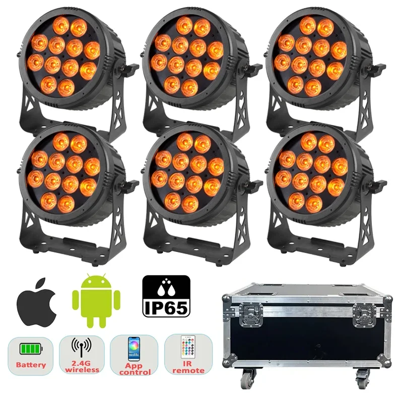 FREE SHIPPING!IP54 12*18W waterproof LED uplights par light wireless battery par can uplight DMX IR remote RGBWA+UV for party
FREE SHIPPING!IP54 12*18W waterproof LED uplights par light wireless battery par can uplight DMX IR remote RGBWA+UV for party