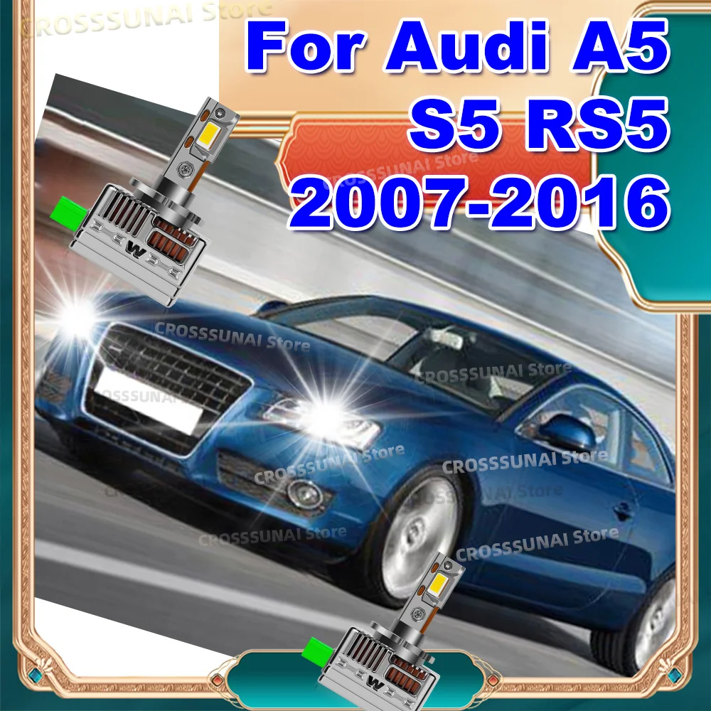Led Car Headlight Upgrade Xenon Bulb Turbo Lamp 6000K For Audi A5 S5 RS5 2007 2008 2009 2010 2011 2012 2013 2014 2015 2016
Led Car Headlight Upgrade Xenon Bulb Turbo Lamp 6000K For Audi A5 S5 RS5 2007 2008 2009 2010 2011 2012 2013 2014 2015 2016