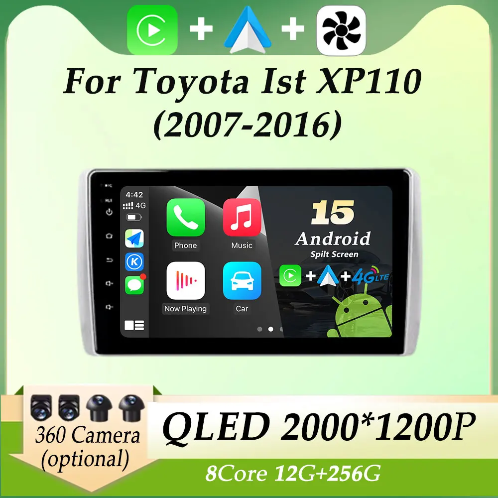 Car Radio Video Multimedia Player HD Screen for Toyota Ist XP110 2007 - 2016 Carplay GPS Navigation Split Screen DSP Stereo WIFI
Car Radio Video Multimedia Player HD Screen for Toyota Ist XP110 2007 - 2016 Carplay GPS Navigation Split Screen DSP Stereo WIFI