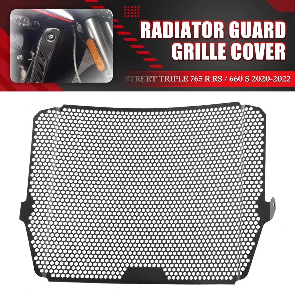 FOR Street Triple S RS 660 S 765 RS 2020-2024 2023 2022 Motorcycle Radiator Guard Grill Cover Water Tank Cooler Cover Protection
FOR Street Triple S RS 660 S 765 RS 2020-2024 2023 2022 Motorcycle Radiator Guard Grill Cover Water Tank Cooler Cover Protection