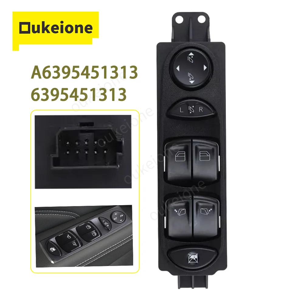 A6395451313 Front Auto Driver Side Electric Power Window Control Switch 4 Door for Mercedes Benz Viano Vito W639 6395451313
A6395451313 Front Auto Driver Side Electric Power Window Control Switch 4 Door for Mercedes Benz Viano Vito W639 6395451313