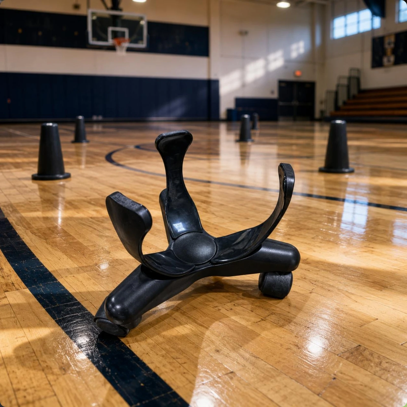 Floor-standing Koordinationstrainer with Rounded Edges Glossy Finish Three-legged Ball Holder for Practice and Training
Floor-standing Koordinationstrainer with Rounded Edges Glossy Finish Three-legged Ball Holder for Practice and Training