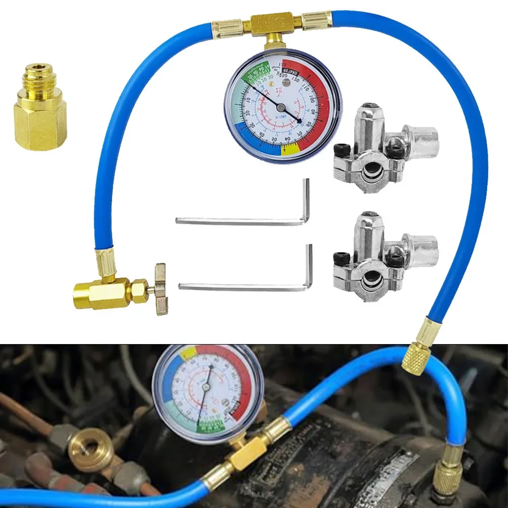 Набор из 6 шт. автомобильных наполнительных шлангов с адаптером прокольного клапана и наполнительным шлангом для R134A, портативные и удобные аксессуары
Набор из 6 шт. автомобильных наполнительных шлангов с адаптером прокольного клапана и наполнительным шлангом для R134A, портативные и удобные аксессуары