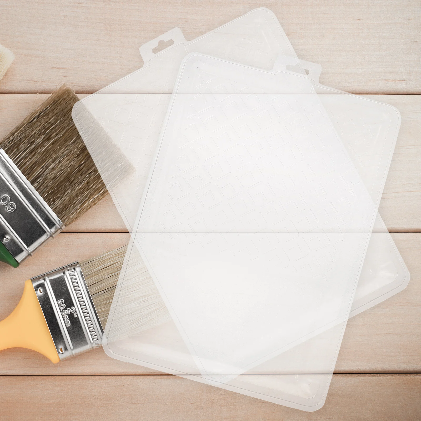 5Pcs Paint Tray Liners Transparent Plastic Liners for Paint Roller Tray Disposable Painting Supplies Accessories
5Pcs Paint Tray Liners Transparent Plastic Liners for Paint Roller Tray Disposable Painting Supplies Accessories