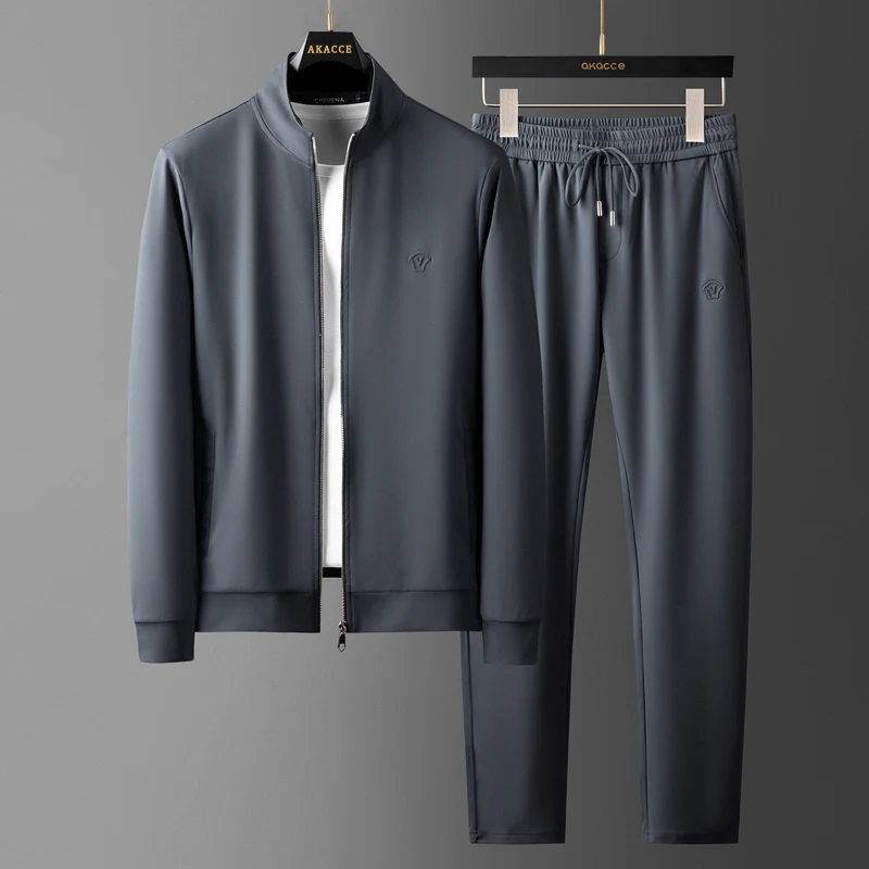 Men Tracksuit Sportswear Set 2 Pieces Jacket+Pant Sporting Suit Spring Autumn Male Fitness Training Suit Track Suit Set
Men Tracksuit Sportswear Set 2 Pieces Jacket+Pant Sporting Suit Spring Autumn Male Fitness Training Suit Track Suit Set