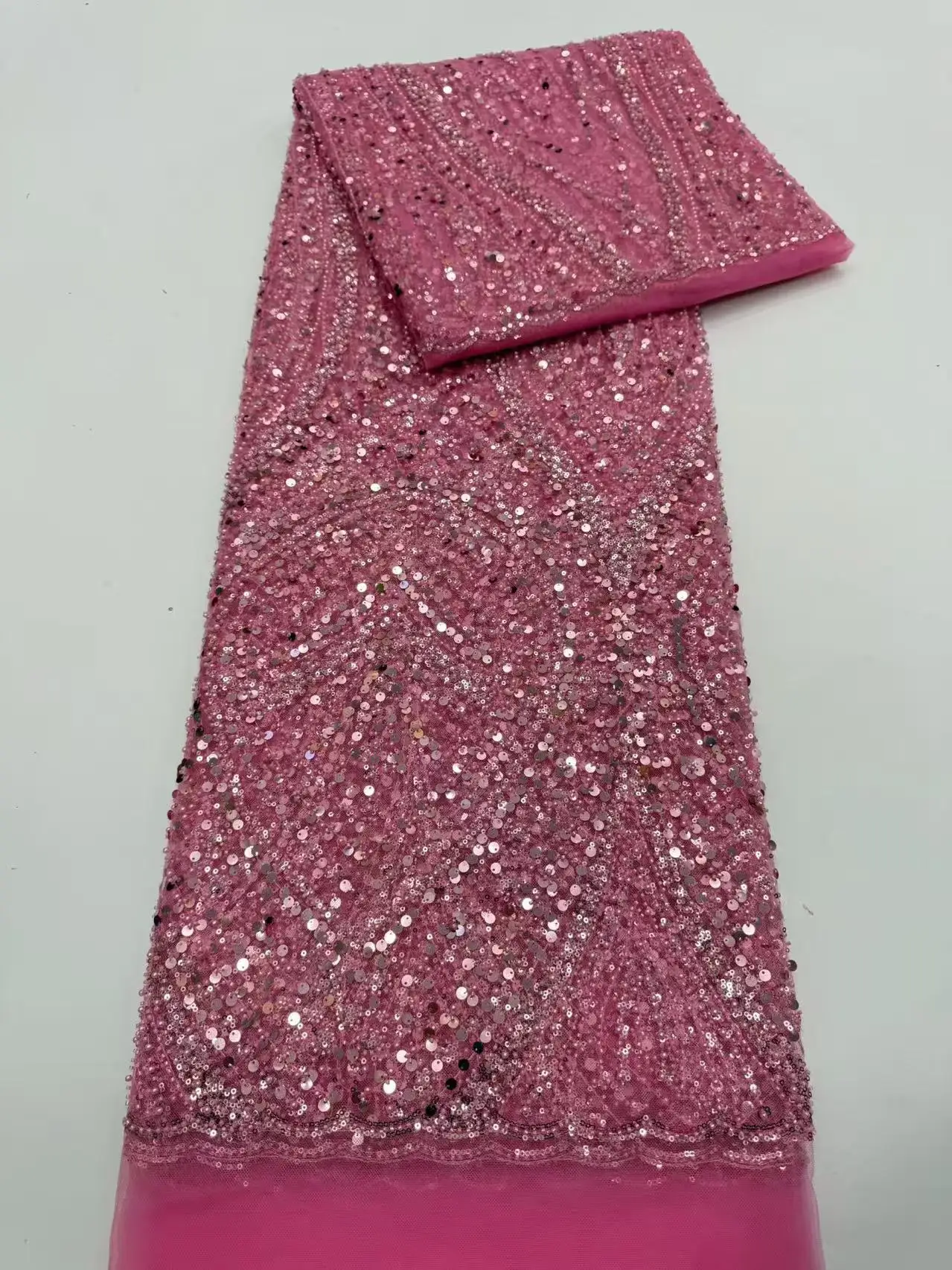 5Yards african fabric for women Handmade Beaded Lace Fabric with French Sequins Nigerian Bridal Embroidery Mesh for Sewing
5Yards african fabric for women Handmade Beaded Lace Fabric with French Sequins Nigerian Bridal Embroidery Mesh for Sewing