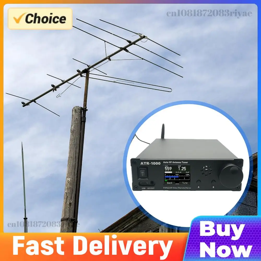 AMNVOLT ATR1000 1000W 1.8-30MHz Full Waveband Radio Receiver 3 Modes Antenna Auto Tuner Lightweight WIFI Remote Control Support
AMNVOLT ATR1000 1000W 1.8-30MHz Full Waveband Radio Receiver 3 Modes Antenna Auto Tuner Lightweight WIFI Remote Control Support