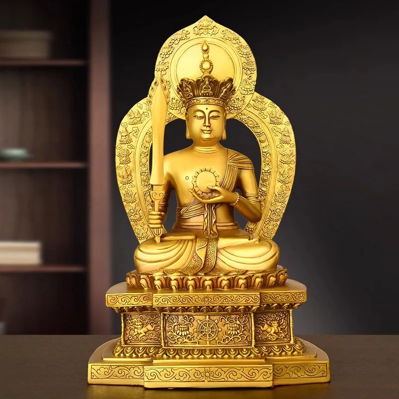 Pure Copper Kokuzo Bosatsu Statue - Brass Void Treasury Bodhisattva Buddha for Home Altar, Zodiac Guardian Deity, Handmade Buddh
Pure Copper Kokuzo Bosatsu Statue - Brass Void Treasury Bodhisattva Buddha for Home Altar, Zodiac Guardian Deity, Handmade Buddh