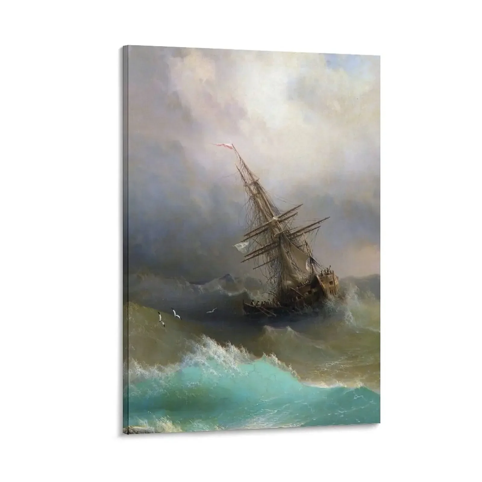Ship in the Stormy Sea - Ivan Aivazovsky - 1887 Canvas Painting anime figure Paintings room decor
Ship in the Stormy Sea - Ivan Aivazovsky - 1887 Canvas Painting anime figure Paintings room decor