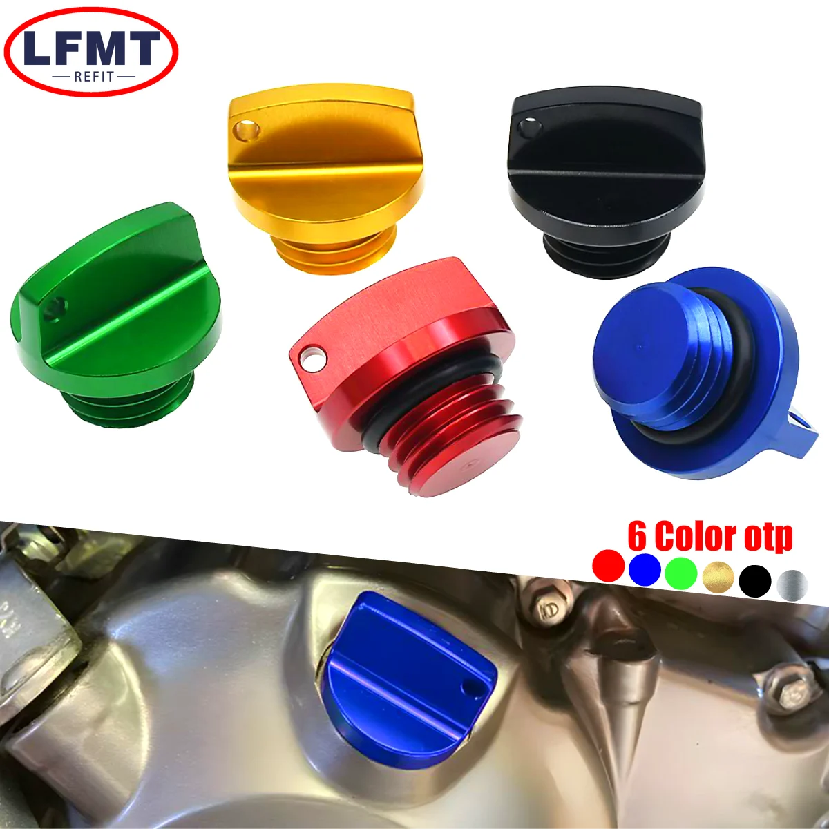 Motorcycle Crankcase Cap Engine Oil Filler Screw Cover Plug M20*2.5 For KTM Honda Yamaha Suzuki Kawasaki Ducati Crankcase Cap
Motorcycle Crankcase Cap Engine Oil Filler Screw Cover Plug M20*2.5 For KTM Honda Yamaha Suzuki Kawasaki Ducati Crankcase Cap