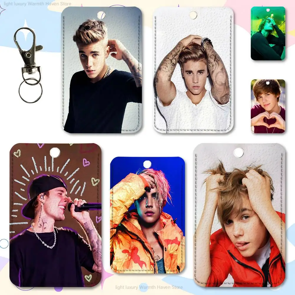 Singer J-Justin B-Bieber Premium PU Leather Card for Daily Use Holder Card Case with Metal Carabiner Customizable Design
Singer J-Justin B-Bieber Premium PU Leather Card for Daily Use Holder Card Case with Metal Carabiner Customizable Design