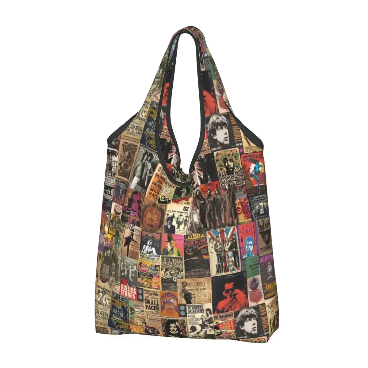 Rock N' Roll Stories Portable Tote Shopping Bags Large Capacity Shopper Bag Groceries Handbag Shoulder Bag
Rock N' Roll Stories Portable Tote Shopping Bags Large Capacity Shopper Bag Groceries Handbag Shoulder Bag