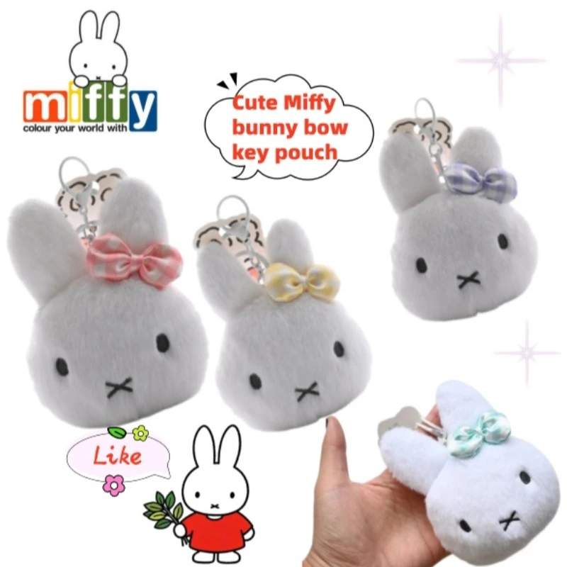 Cute Miffy Key Bag Cartoon Rabbit Bow Design Creative Fashion High-value Portable Backpack Pendant Decoration Collection Gift
Cute Miffy Key Bag Cartoon Rabbit Bow Design Creative Fashion High-value Portable Backpack Pendant Decoration Collection Gift