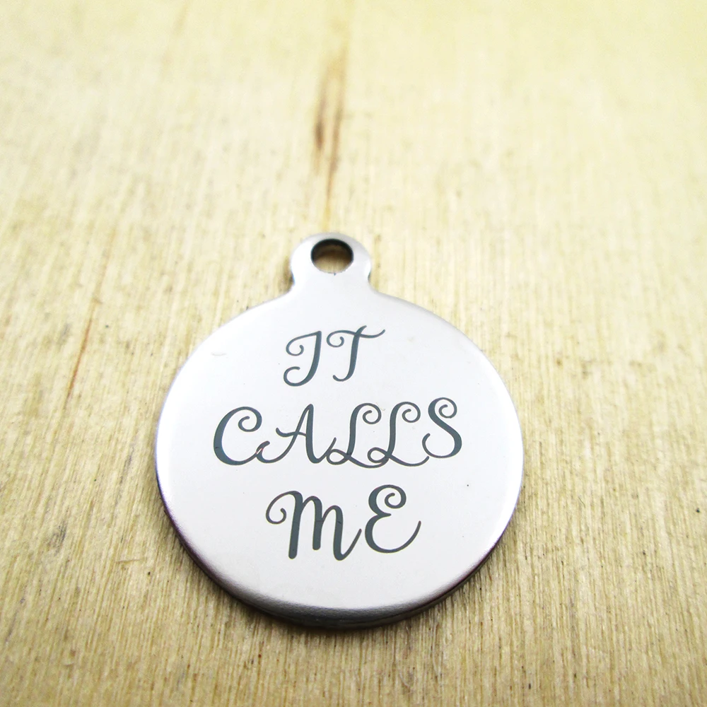 20pcs-it call me stainless steel charms - Laser Engraved - Customized - DIY Charms Pendants
20pcs-it call me stainless steel charms - Laser Engraved - Customized - DIY Charms Pendants