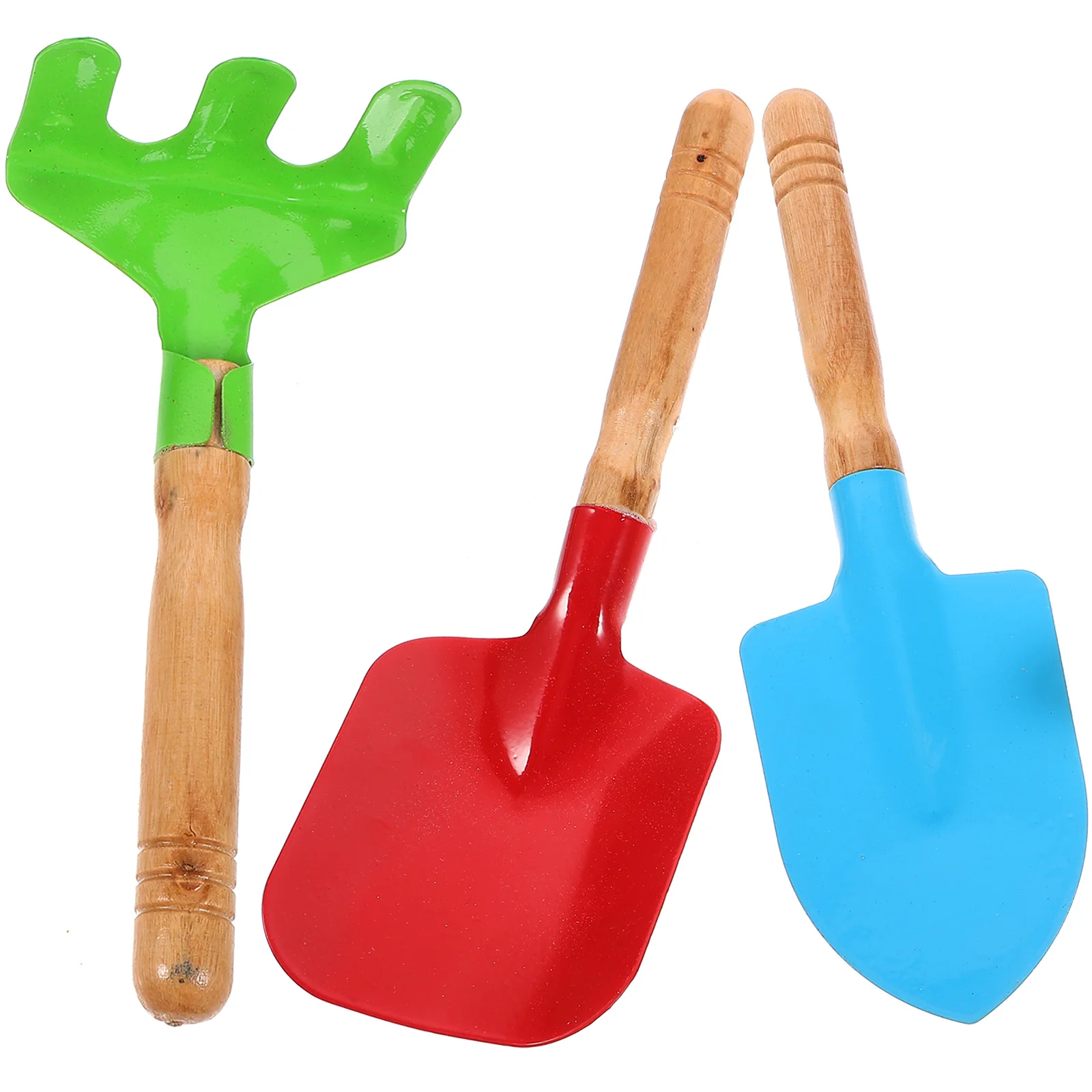 3Pcs Kids Garden Tools Metal with Sturdy Wooden Handle Safe Gardening Tools Trowel Rake Shovel for Children Kids (Random Color)
3Pcs Kids Garden Tools Metal with Sturdy Wooden Handle Safe Gardening Tools Trowel Rake Shovel for Children Kids (Random Color)