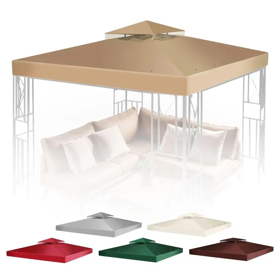 Сменный тент для беседки 3х3 м (10х10 футов), двухслойный, с защитой от УФ-излучения (УФ30), грязи и воды
Сменный тент для беседки 3х3 м (10х10 футов), двухслойный, с защитой от УФ-излучения (УФ30), грязи и воды