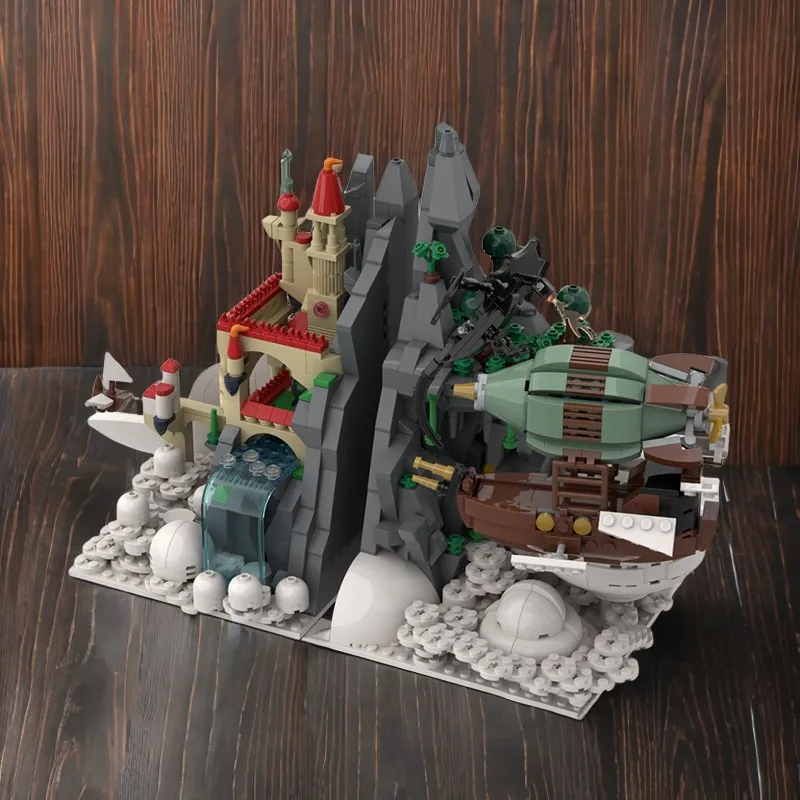 1281PCS Sea of Clouds Bookends Creative Desktop Decoration Model Moc DIY Education Model Building Blocks Study Ornament Toy
1281PCS Sea of Clouds Bookends Creative Desktop Decoration Model Moc DIY Education Model Building Blocks Study Ornament Toy