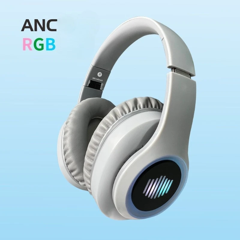 Игровые наушники RGB с 40 часами работы, складные, с активным шумоподавлением, накладные, с красочным световым шоу для музыки и игр
Игровые наушники RGB с 40 часами работы, складные, с активным шумоподавлением, накладные, с красочным световым шоу для музыки и игр