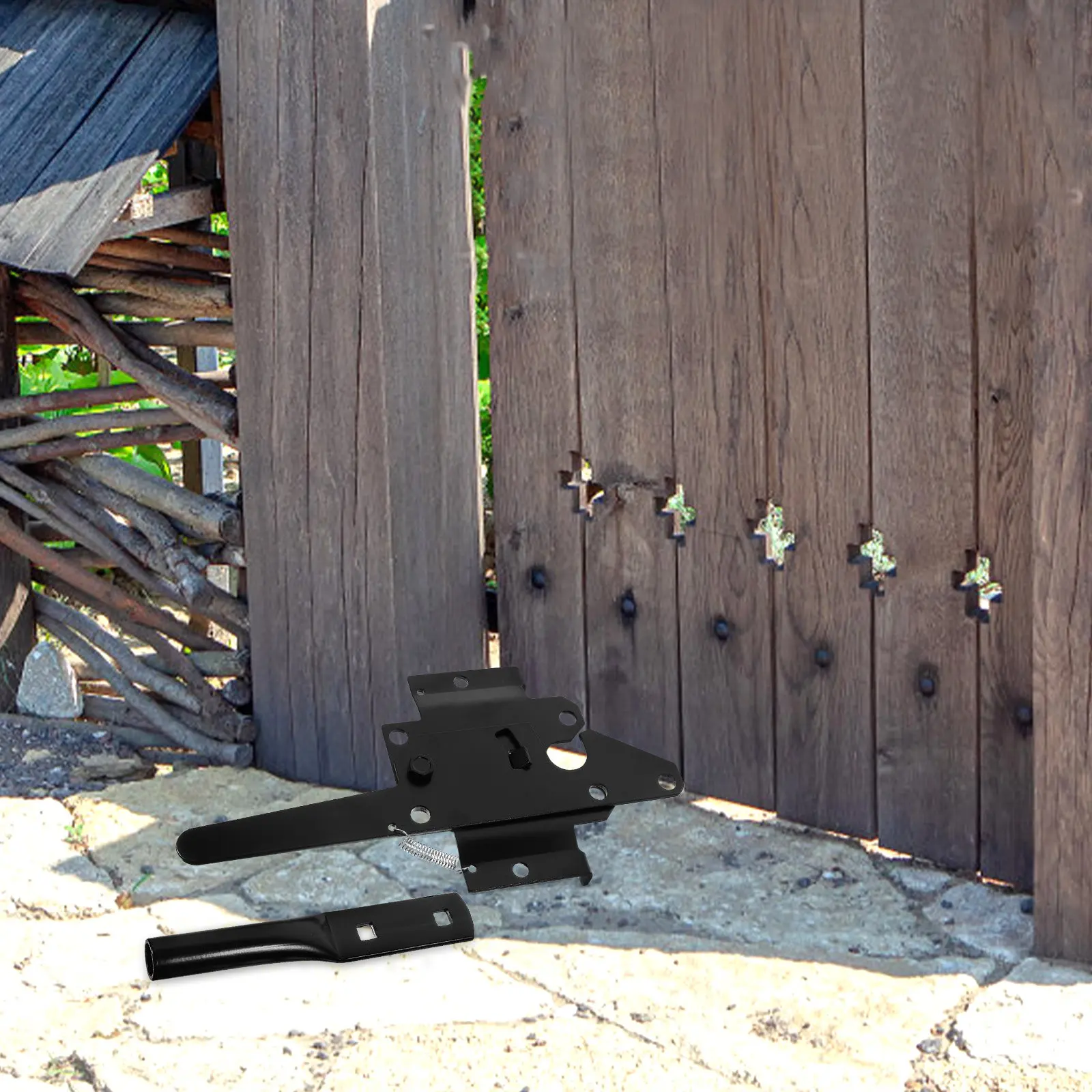 1Set Classic Style Gate Hinges with Reliable Iron Lock for Residential Commercial Parks Easy Installation Fence Gate Hardware
1Set Classic Style Gate Hinges with Reliable Iron Lock for Residential Commercial Parks Easy Installation Fence Gate Hardware