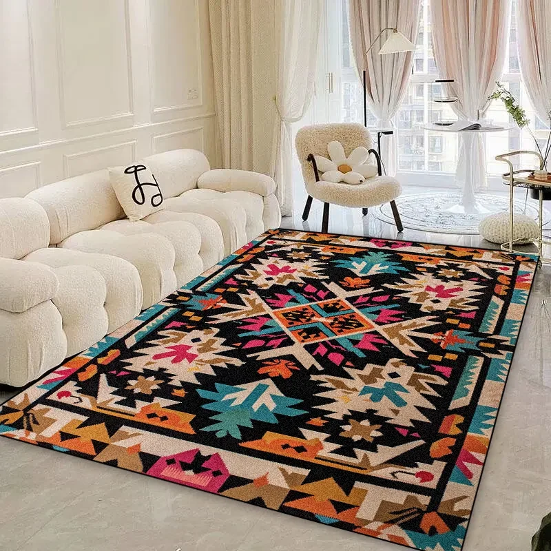 Retro Living Room Carpets Large Area Home Decor Light Luxury Bohemian Colorful IG Ethnic art Style Soft Bedroom Bedside Rug
Retro Living Room Carpets Large Area Home Decor Light Luxury Bohemian Colorful IG Ethnic art Style Soft Bedroom Bedside Rug