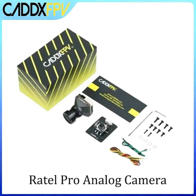 Caddx Ratel PRO FPV Camera 1500TVL 16:9 4:3 NTSC PAL 125° Blacklight Night Vision for FPV Racing Drone Reliable
Caddx Ratel PRO FPV Camera 1500TVL 16:9 4:3 NTSC PAL 125° Blacklight Night Vision for FPV Racing Drone Reliable