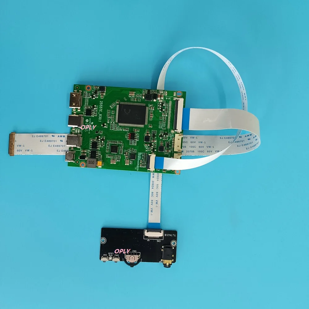 EDP Controller board 2K for NV140FHM-N51 NV140FHM-N62 NV140FHM-N63 1920X1080 Type-c Micro USB Mini HDMI-compatible LCD LED panel
EDP Controller board 2K for NV140FHM-N51 NV140FHM-N62 NV140FHM-N63 1920X1080 Type-c Micro USB Mini HDMI-compatible LCD LED panel