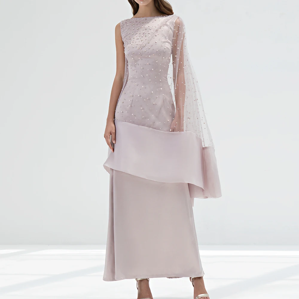 Customized Exquisite Crystal Satin Off The Shoulder Evening Dress Delicate Boat Neck Straight Sleeveless Special Occas
Customized Exquisite Crystal Satin Off The Shoulder Evening Dress Delicate Boat Neck Straight Sleeveless Special Occas