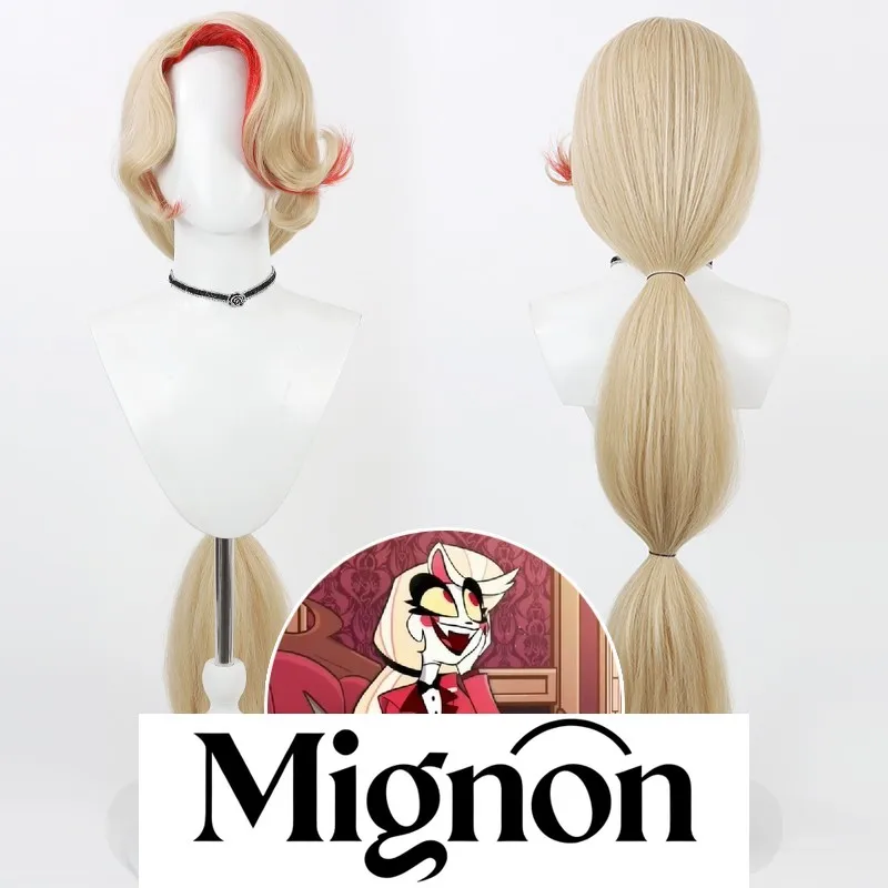 Миньон Helluva Boss Charlie Morningstar парик для косплея Cornrow 
Миньон Helluva Boss Charlie Morningstar парик для косплея Cornrow