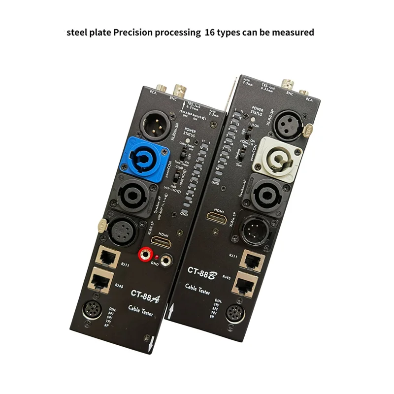 News Wire Tester CT-88 Separate Xlr Signal Line Meter -Compatible For Cable Tester
News Wire Tester CT-88 Separate Xlr Signal Line Meter -Compatible For Cable Tester