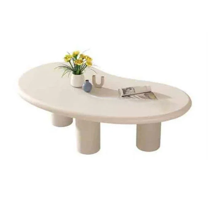 Modern White Wood 3-Legged Central Cloud Shaped Wooden Coffee Table Home Coffee Tables
Modern White Wood 3-Legged Central Cloud Shaped Wooden Coffee Table Home Coffee Tables