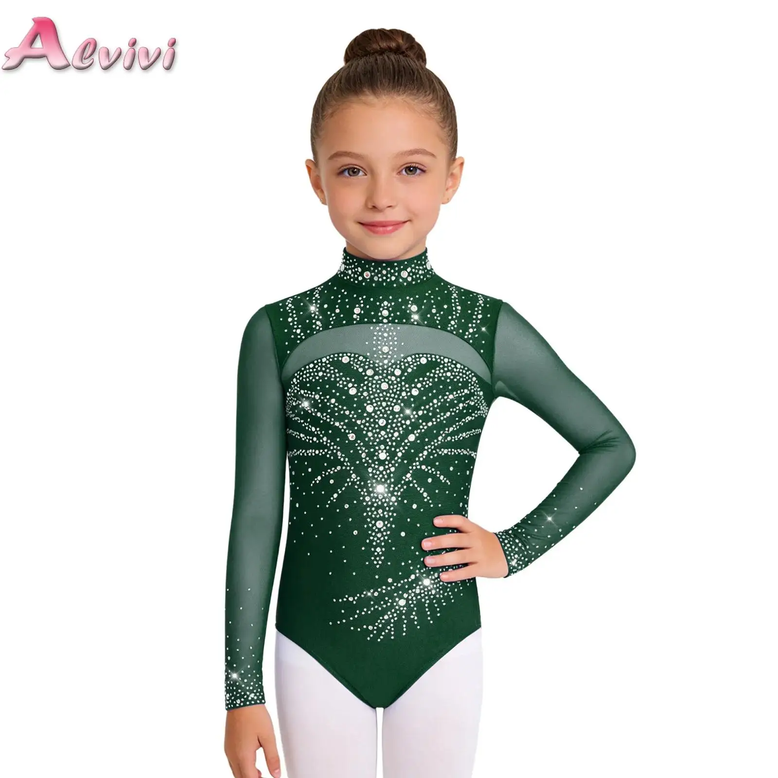 Kids Girls Sparkly Rhinestone Bodysuit Gymnastics Artistic Figure Skating Costume Ballet Jersey Jumpsuit Leotards Performance
Kids Girls Sparkly Rhinestone Bodysuit Gymnastics Artistic Figure Skating Costume Ballet Jersey Jumpsuit Leotards Performance