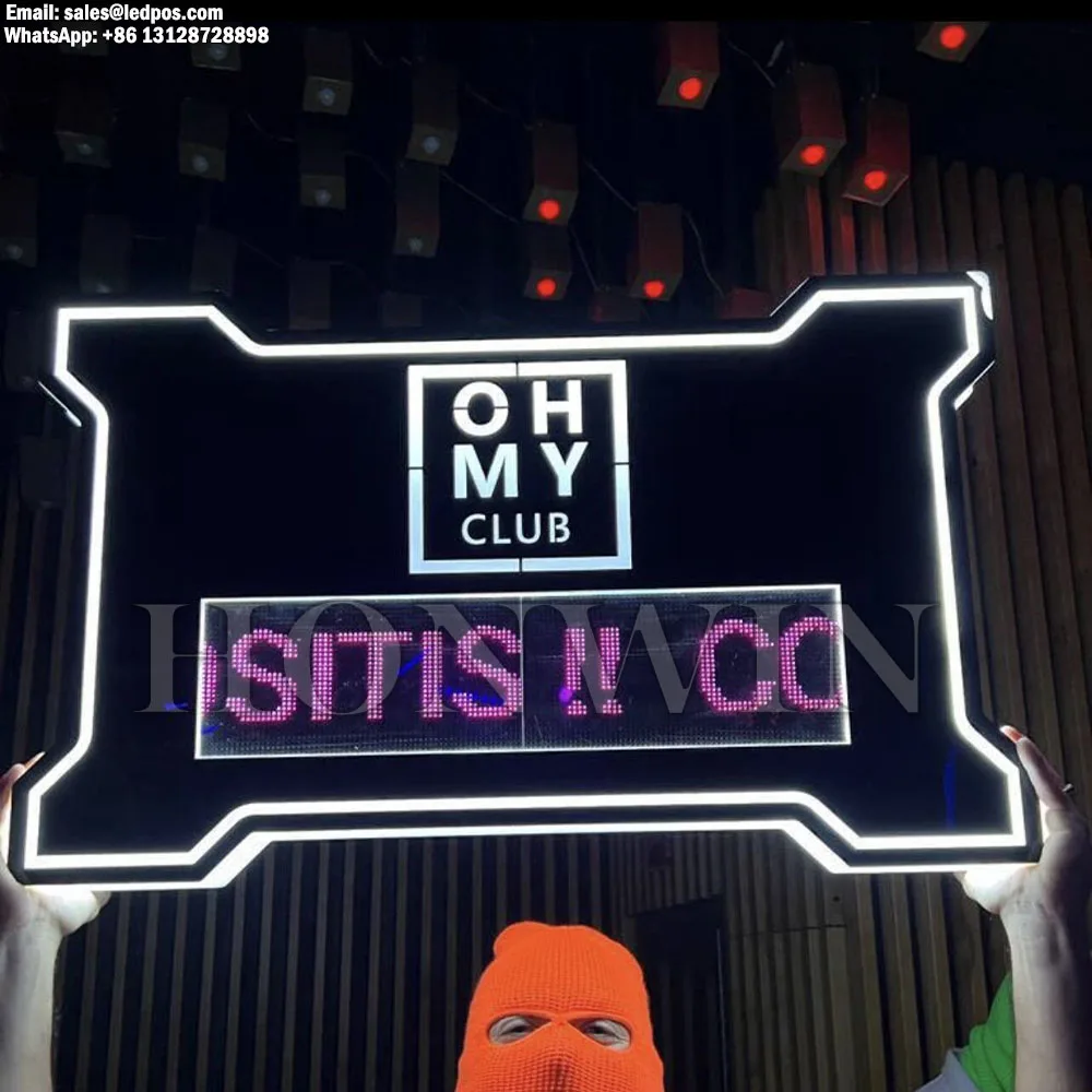 DIY digital screen programming LED marquee message board sign champagne bottle presenter for vendome miami beach nightclub party
DIY digital screen programming LED marquee message board sign champagne bottle presenter for vendome miami beach nightclub party