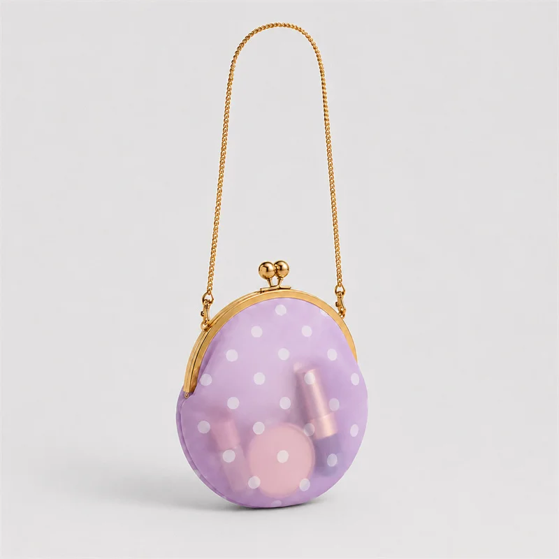 Alirattan Women New Polka Dot Textured Transparent Jelly Bag,Fashion Designer Large Capacity Niche Versatile Clip Shoulder Bag
Alirattan Women New Polka Dot Textured Transparent Jelly Bag,Fashion Designer Large Capacity Niche Versatile Clip Shoulder Bag