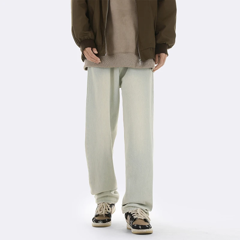 2023 New Baggy Jeans Men's Streetwear Harajuku Fashion Casual Wide-leg Trousers Japanese Simple Male Jeans Denim Pants
2023 New Baggy Jeans Men's Streetwear Harajuku Fashion Casual Wide-leg Trousers Japanese Simple Male Jeans Denim Pants