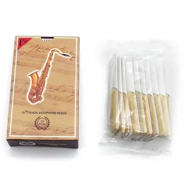 Xinzhong B-flat tenor saxophone reeds, size 2.5, pack of 10 reeds
Xinzhong B-flat tenor saxophone reeds, size 2.5, pack of 10 reeds