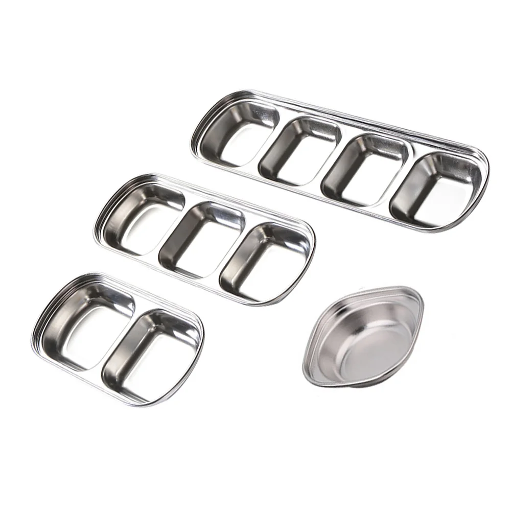 4 Pcs Sauce Dish Seasoning Dipping Stainless Steel Multi Purpose Stackable Kitchen Condiment Storage Easy Clean Non Rust
4 Pcs Sauce Dish Seasoning Dipping Stainless Steel Multi Purpose Stackable Kitchen Condiment Storage Easy Clean Non Rust