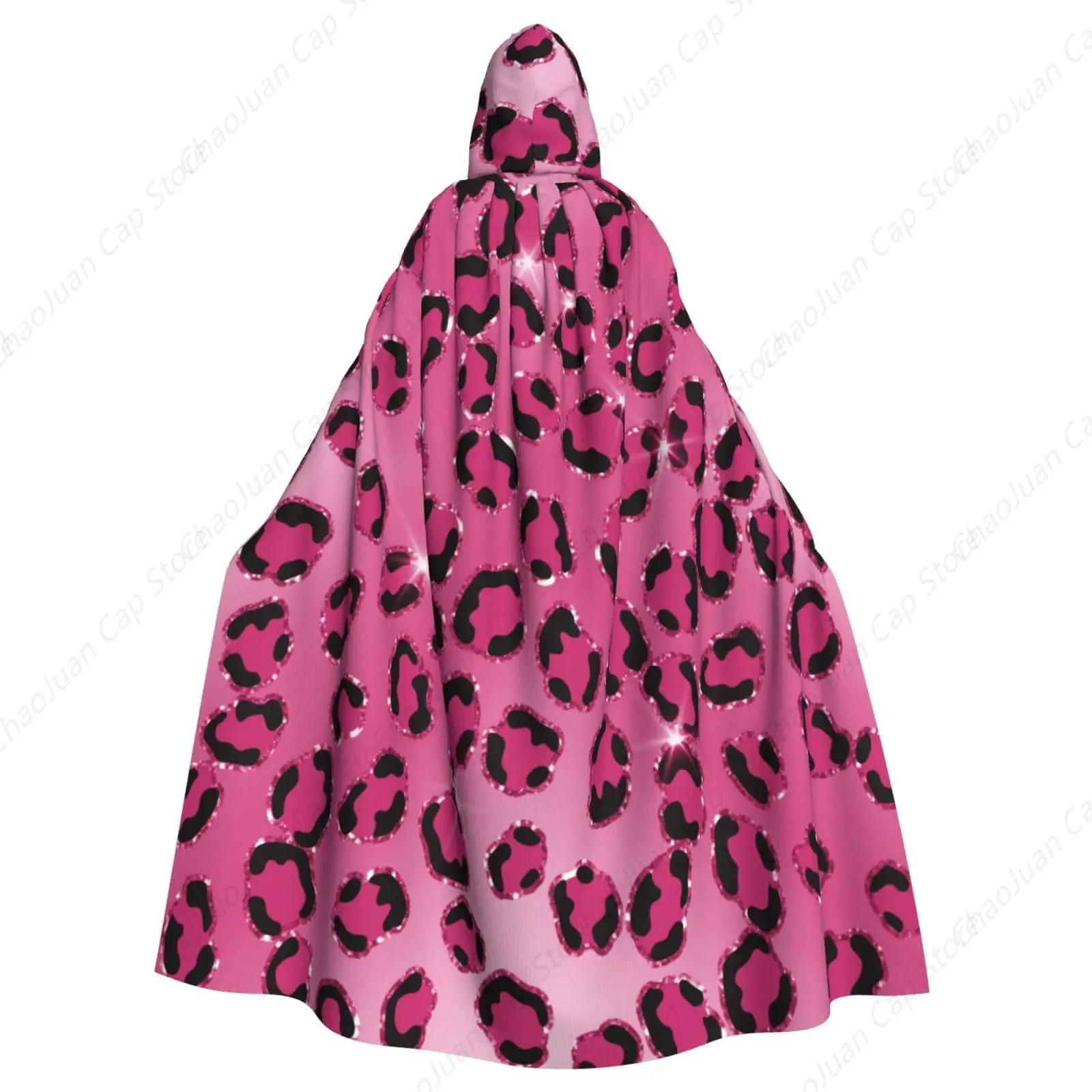 Pink Glitter Leopard Halloween Adult Hooded Cape Full Length Cloak Christmas Cosplay Costume Unisex
Pink Glitter Leopard Halloween Adult Hooded Cape Full Length Cloak Christmas Cosplay Costume Unisex