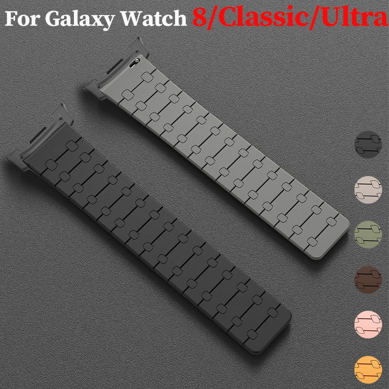 Магнитный силиконовый ремешок-петля для Samsung Galaxy Watch 8 40 44 мм/8 Классический спортивный ремешок для браслета Ultra 2025/7 без зазоров Quick Fit
Магнитный силиконовый ремешок-петля для Samsung Galaxy Watch 8 40 44 мм/8 Классический спортивный ремешок для браслета Ultra 2025/7 без зазоров Quick Fit