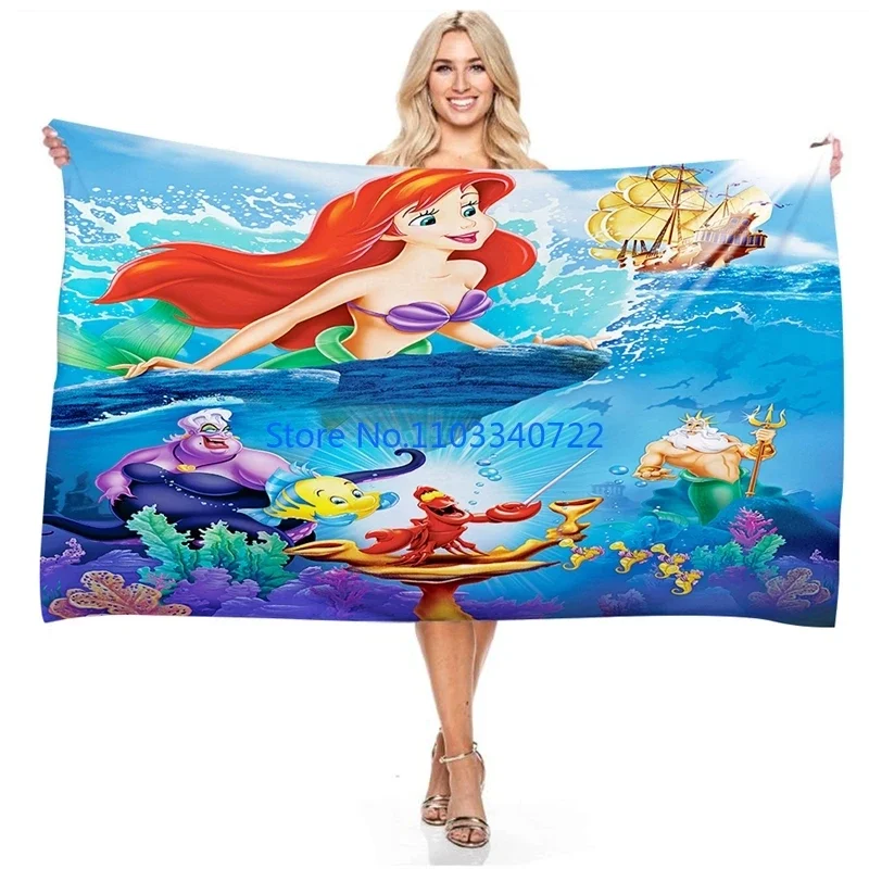 Anime The Little Mermaid Ariel Bath Towels Microfiber Beach Swimming Towel Decor for Adults Kids Gift 75x150cm
Anime The Little Mermaid Ariel Bath Towels Microfiber Beach Swimming Towel Decor for Adults Kids Gift 75x150cm