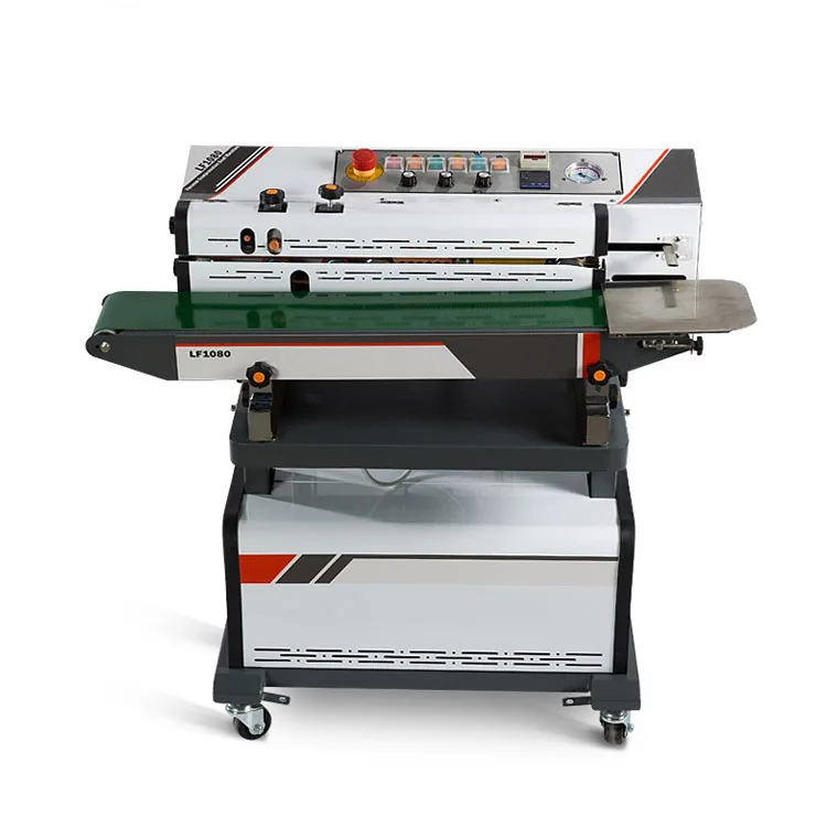 JYD Continuous LF1080 Nitrogen Flushing Vacuum Machine Bag Inflatable Sealing Machine Expire Date Embossing Printing Band Sealer
JYD Continuous LF1080 Nitrogen Flushing Vacuum Machine Bag Inflatable Sealing Machine Expire Date Embossing Printing Band Sealer
